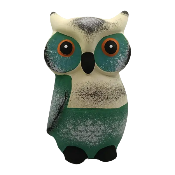 Pusculita ceramica Bufnita decorativa | design colorat