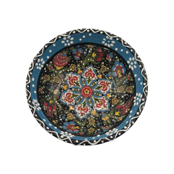 Castron ceramic 15 cm model traditional | bol servire decorativ din ceramica