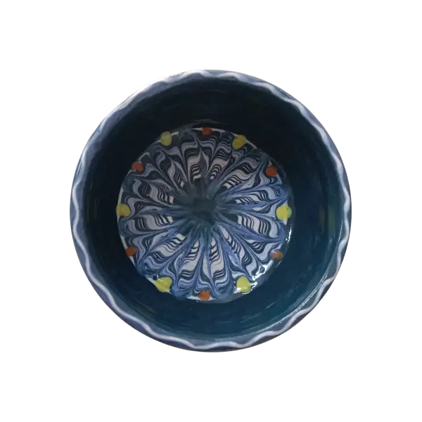 Bol Horezu autentic pictat manual | Ceramica traditionala romaneasca UNESCO (10 cm)