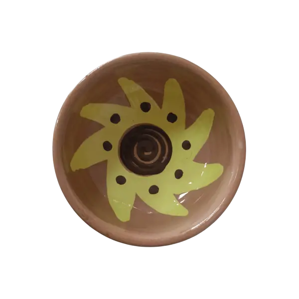 Bol Horezu autentic pictat manual | Ceramica traditionala romaneasca UNESCO (10 cm)