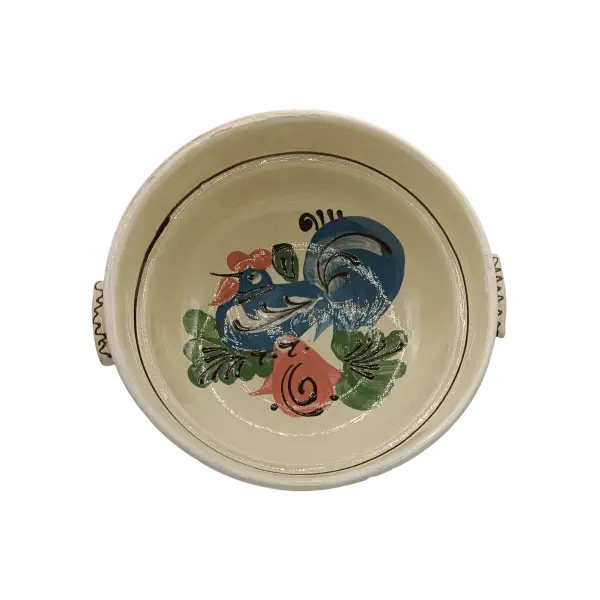 Castron cu urechi 20 cm| bol ceramica